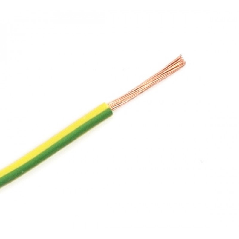 Conductor MYF (H05V-K) 1mmp verde-galben